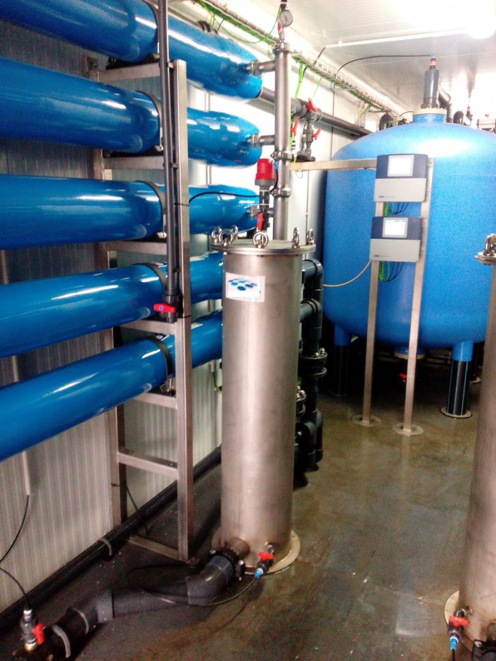 Plantas desaladoras compacta para agua de pozo